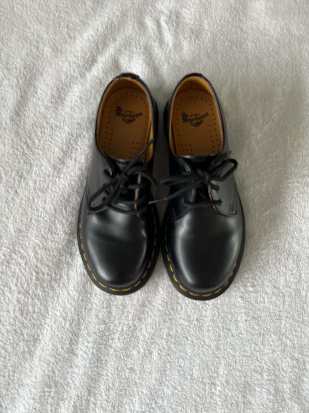Dr. Martens 1461 Smooth Leather 3-Eye Shoes Black Size US Women's 8 / Men's 7/ U